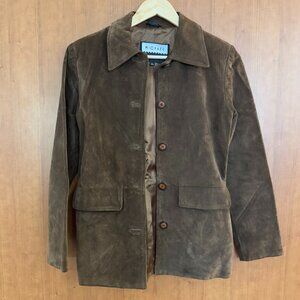 Vintage Suede Leather Jacket - XS
